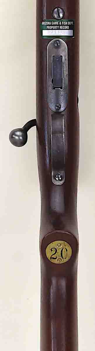 This Model 69A served with Arizona’s Game & Fish Department (note the ID tag and brass “rack number”) before being relegated to a learning tool at a gunsmithing school, from where it was salvaged.